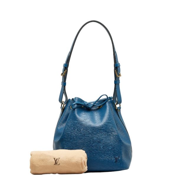 228 31919 8 Louis Vuitton Epi Petit Noe One Shoulder Bag M44105 Toledo Blue Leather