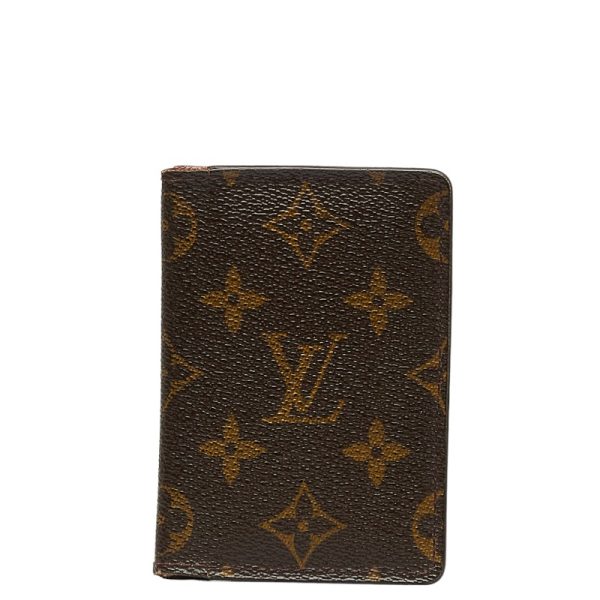 228 31920 1 Louis Vuitton Monogram Organizer de Poche Card Case Brown