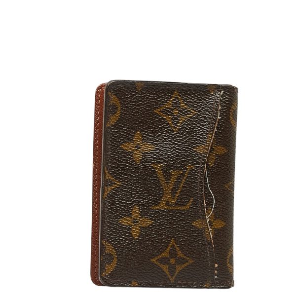 228 31920 3 Louis Vuitton Monogram Organizer de Poche Card Case Brown