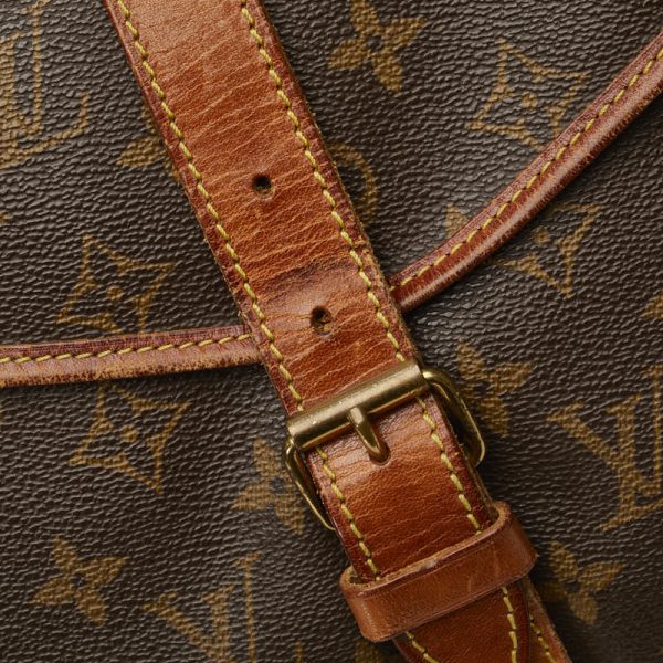 228 31921 7 Louis Vuitton Monogram Saumur 35 Shoulder Bag M42254 Brown