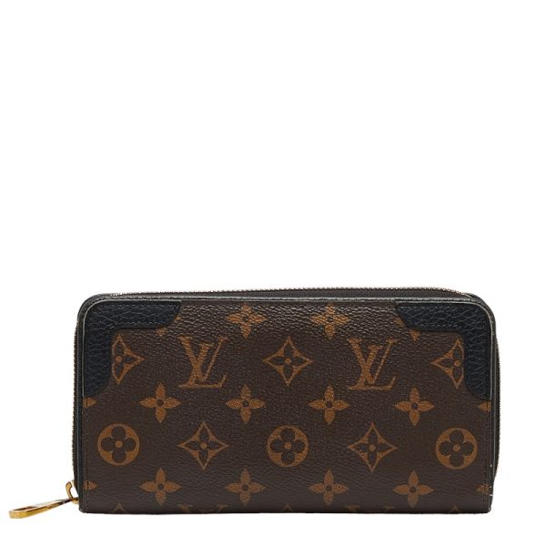 228 31953 1 Louis Vuitton Macassar Zippy Wallet Retiro Wallet Brown