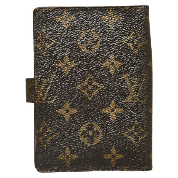 228 31985 3 Louis Vuitton Monogram Agenda PM Brown