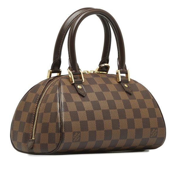 228 32009 2 Louis Vuitton Damier Rivera Mini Shoulder Bag Brown