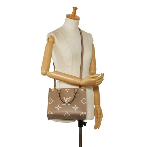 228 32030 14 Louis Vuitton Empreinte On the Go PM Bag Tourtrail Beige