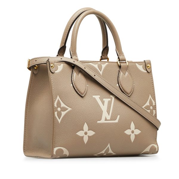 228 32030 3 Louis Vuitton Empreinte On the Go PM Bag Tourtrail Beige