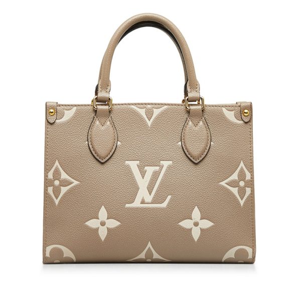 228 32030 4 Louis Vuitton Empreinte On the Go PM Bag Tourtrail Beige