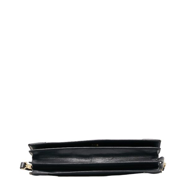 228 33995 4 CELINE Crossbody Shoulder Bag Black Leather