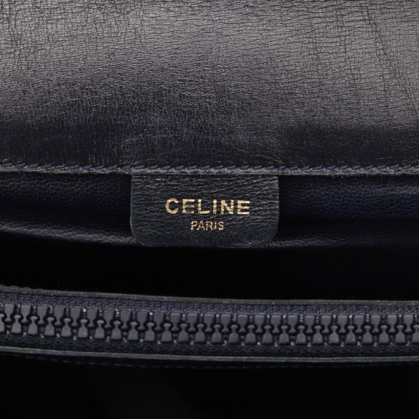 228 33995 9 CELINE Crossbody Shoulder Bag Black Leather