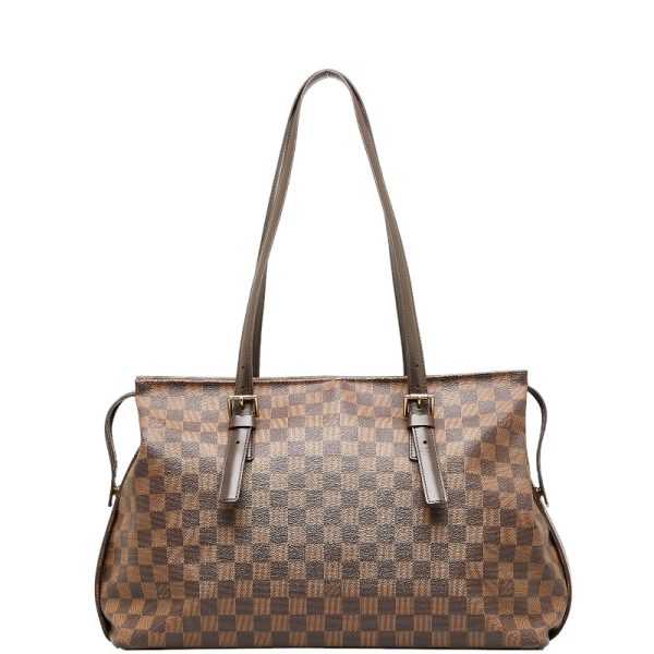 228 34265 1 Louis Vuitton Damier Chelsea shoulder bag N51119 brown