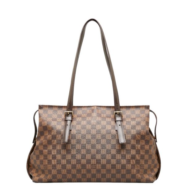 228 34265 3 Louis Vuitton Damier Chelsea shoulder bag N51119 brown