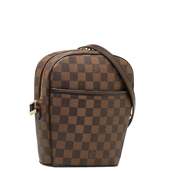 228 34280 2 Louis Vuitton Damier Ipanema PM Shoulder Bag N51294 Brown