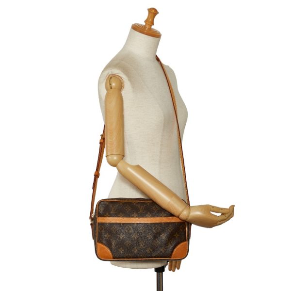 228 34315 11 Louis Vuitton Monogram Trocadero 27 Crossbody Shoulder Bag Brown