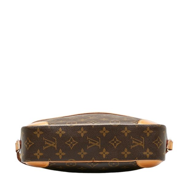 228 34315 4 Louis Vuitton Monogram Trocadero 27 Crossbody Shoulder Bag Brown