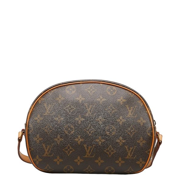 228 34319 3 Louis Vuitton Monogram Blois Shoulder Bag M51221 Brown