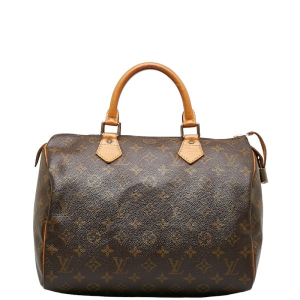 228 34320 1 Louis Vuitton Monogram Speedy 30 M41526 Brown