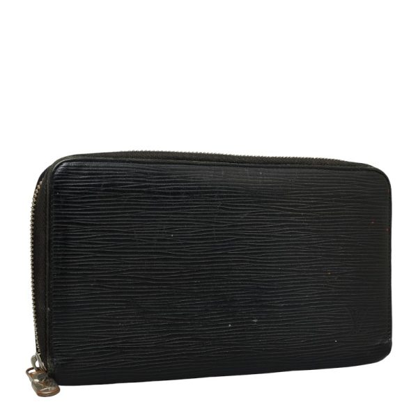 228 35813 2 Louis Vuitton Epi Zippy Organizer Long Wallet M63852 Black