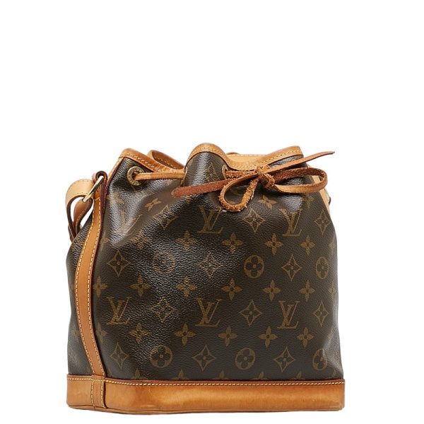 228 35816 2 Louis Vuitton Monogram Noe BB Shoulder Bag M40817 Brown