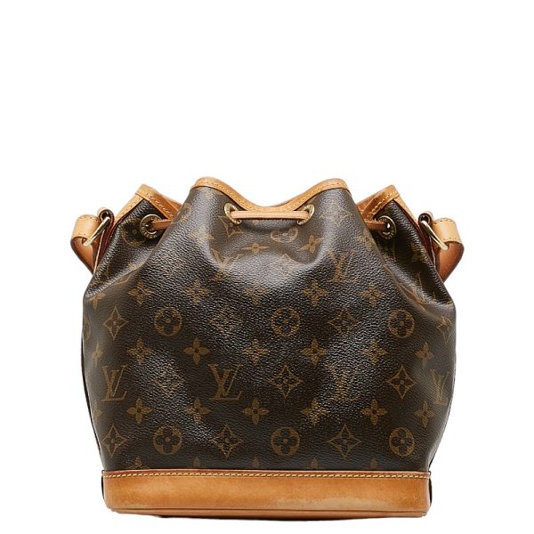 228 35816 3 Louis Vuitton Monogram Noe BB Shoulder Bag M40817 Brown