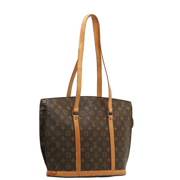 228 35818 2 Louis Vuitton Monogram Babylon Tote Bag M51102 Brown