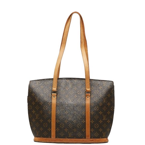 228 35818 3 Louis Vuitton Monogram Babylon Tote Bag M51102 Brown