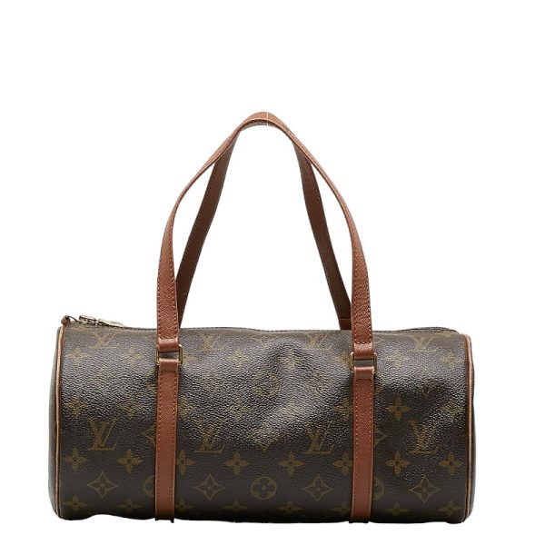 228 35824 2 Louis Vuitton Monogram Papillon 30 Shoulder Bag Brown