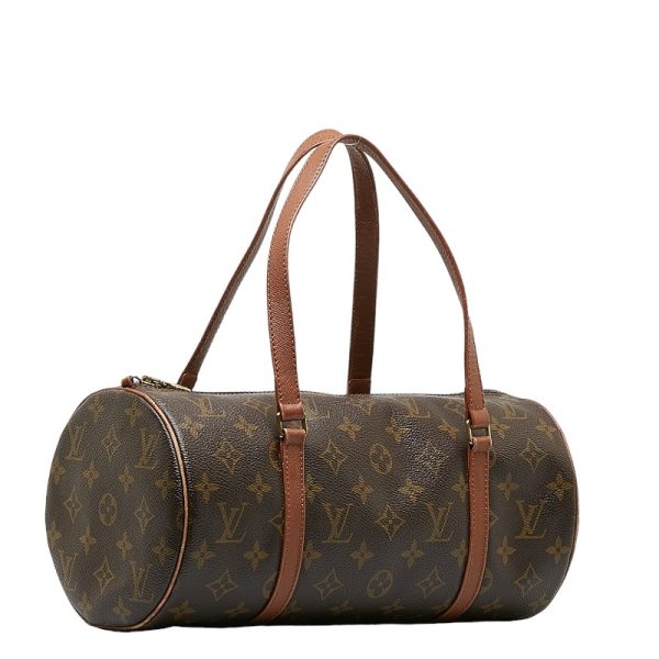 228 35824 3 Louis Vuitton Monogram Papillon 30 Shoulder Bag Brown