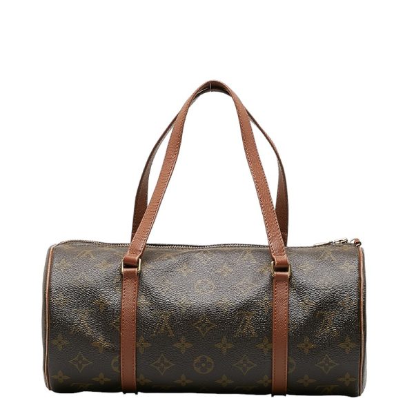 228 35824 4 Louis Vuitton Monogram Papillon 30 Shoulder Bag Brown