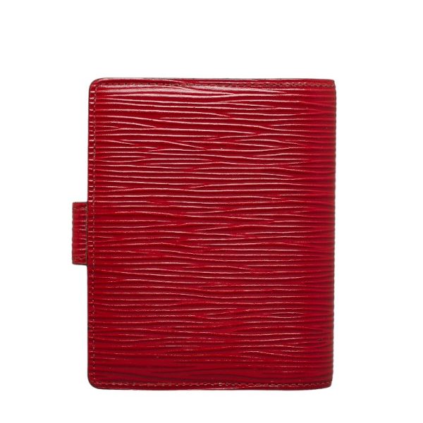 228 35847 3 Louis Vuitton Epi Mini Agenda Notebook Cover Castilian Red Noir