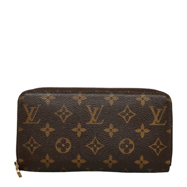 228 35860 1 Louis Vuitton Monogram Zippy Long Wallet M60017 Brown