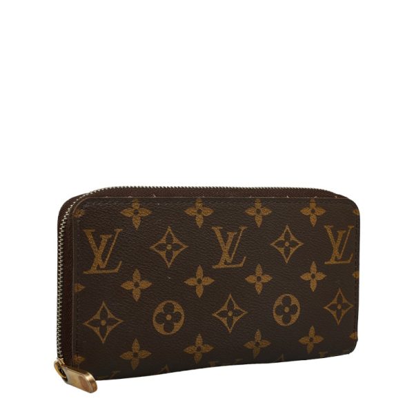 228 35860 2 Louis Vuitton Monogram Zippy Long Wallet M60017 Brown