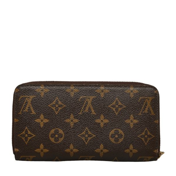 228 35860 3 Louis Vuitton Monogram Zippy Long Wallet M60017 Brown