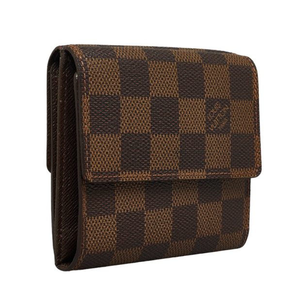 228 35863 2 Louis Vuitton Damier Portefeuille Elise Wallet N61654 Brown