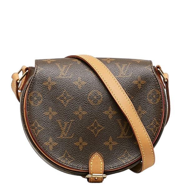 228 35877 1 Louis Vuitton Monogram Tamblanc Shoulder Bag Brown