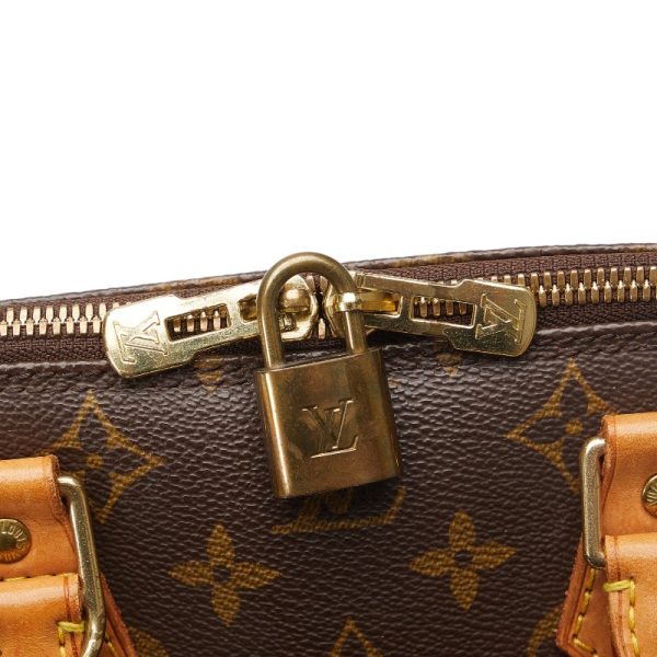 228 35885 11 Louis Vuitton Monogram Alma PM M53151 Brown