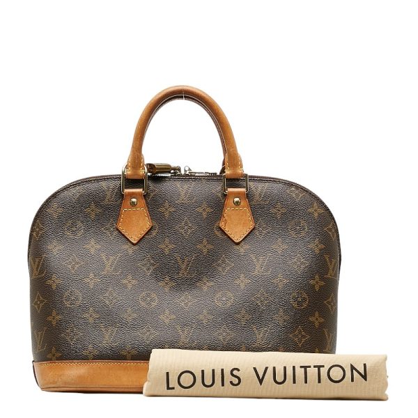 228 35885 15 Louis Vuitton Monogram Alma PM M53151 Brown