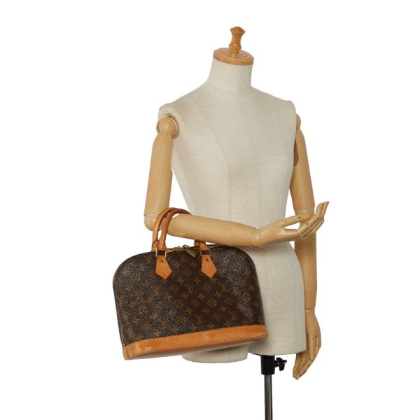 228 35885 16 Louis Vuitton Monogram Alma PM M53151 Brown