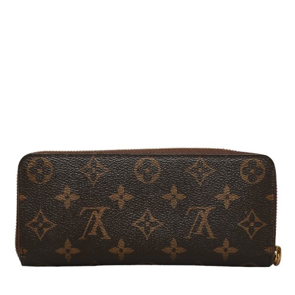 228 35887 3 Louis Vuitton Portefeuille Clemence Wallet M61298 Rose Brown