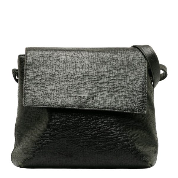 228 37475 1 LOEWE One Shoulder Bag Black Leather