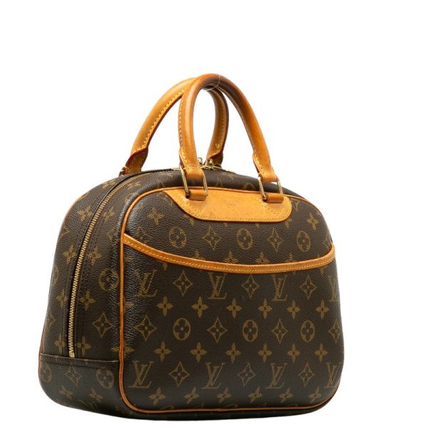 228 37823 2 Louis Vuitton Monogram Trouville Handbag M42228 Brown