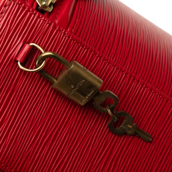 228 38891 11 Louis Vuitton Epi Cannes Vanity Bag M48037 Castilian Red