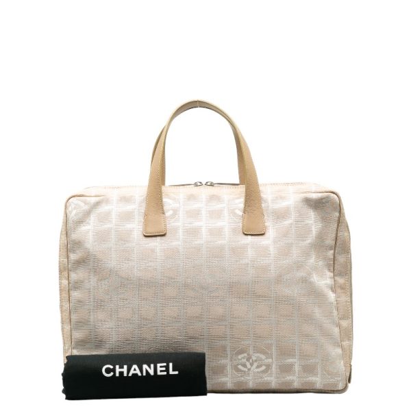 228 38932 12 CHANEL New Travel Line Briefcase Beige