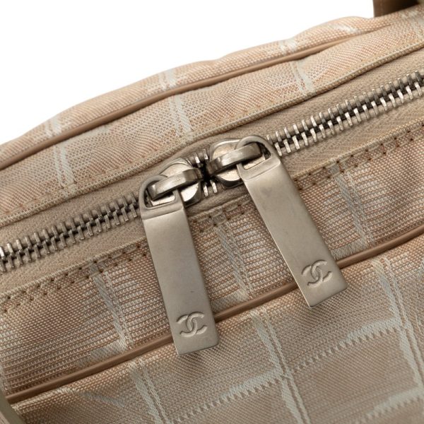 228 38932 6 CHANEL New Travel Line Briefcase Beige