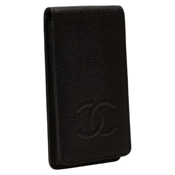 228 39843 2 CHANEL Cocomark iPhone 4 Smartphone Case Black Caviar Skin