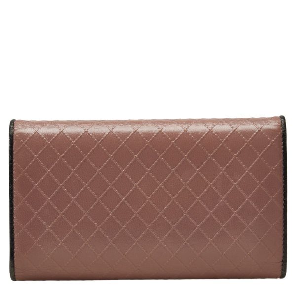 228 39907 3 CHANEL Bicolore Cocomark wallet bi fold long wallet pink