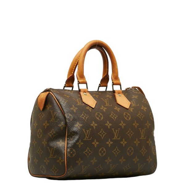 228 42071 2 Louis Vuitton Monogram Speedy 25 Mini Bag M41109 Brown