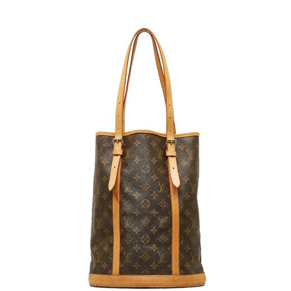 228 42074 2 Louis Vuitton Monogram Bucket GM Shoulder Bag Brown