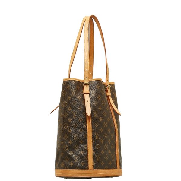 228 42074 3 Louis Vuitton Monogram Bucket GM Shoulder Bag Brown