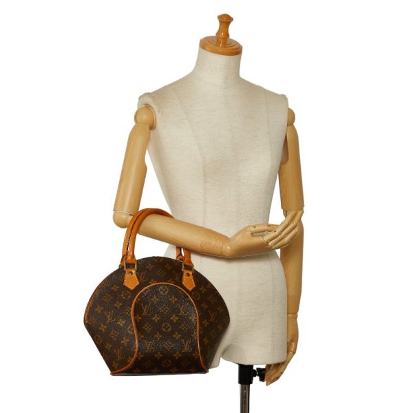 228 42931 11 Louis Vuitton Monogram Ellipse PM Handbag M51127 Brown