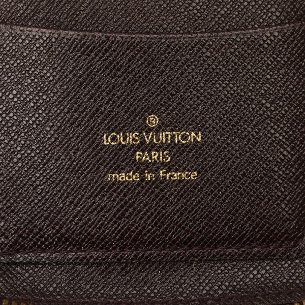 228 42932 8 Louis Vuitton Taiga Agenda Geod Long Wallet M30616 Wine Red