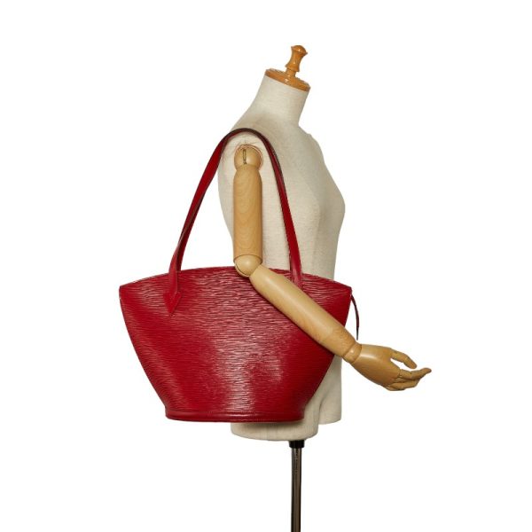 228 42933 9 Louis Vuitton Epi Saint Jacques Shoulder Bag M52267 Castilian Red